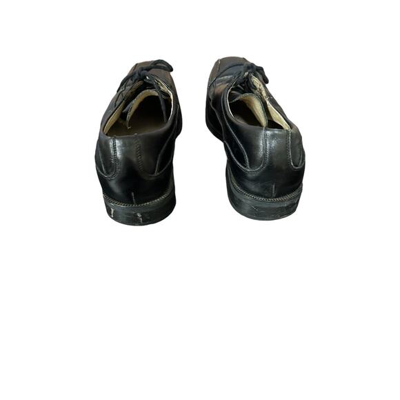 Florsheim Shoes Mens 9 D Casual Lace Up‎ Oxfords 13037-001 Black Leather - Picture 4 of 9